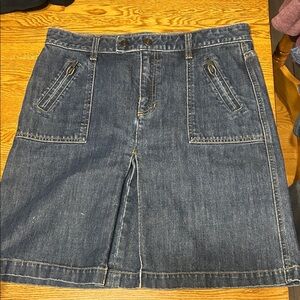 GAP Denim A-Line Skirt - Blue